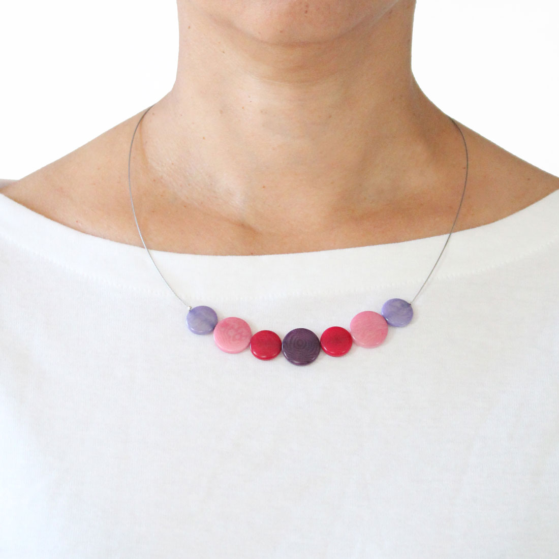 Chic Tagua Necklace in Natural Ivory